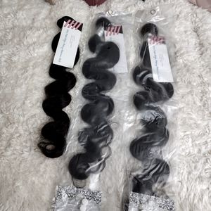 100% Pure Virgin Remy Human Hair 3 - Bundle Deal